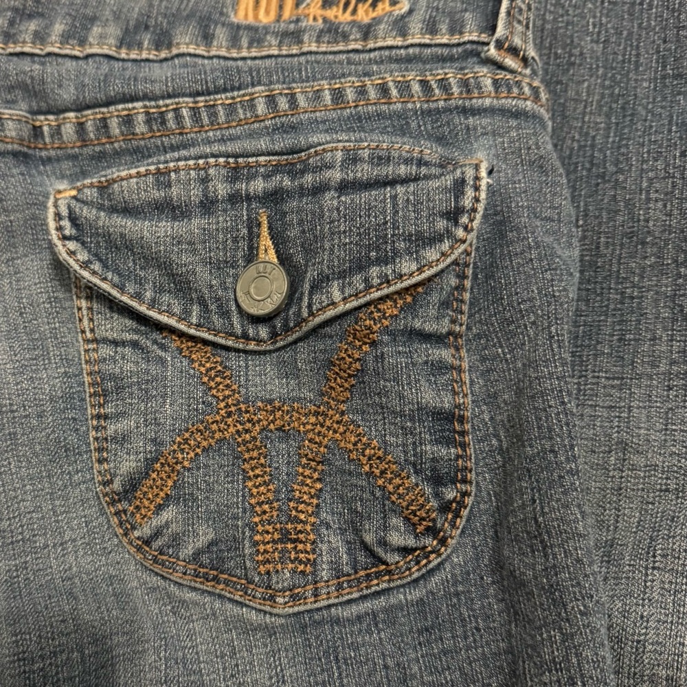 Kut from the Kloth Dark Blue Flare Jeans - Picture 6 of 7